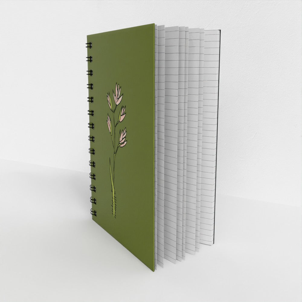 Carnet à spirales personnalisé et écoresponsable