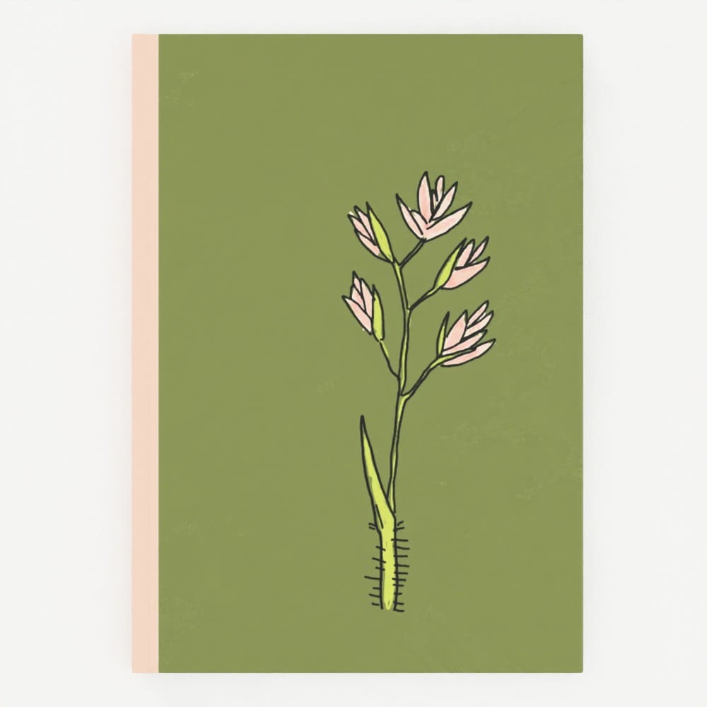 Carnet relié personnalisé et écoresponsable.