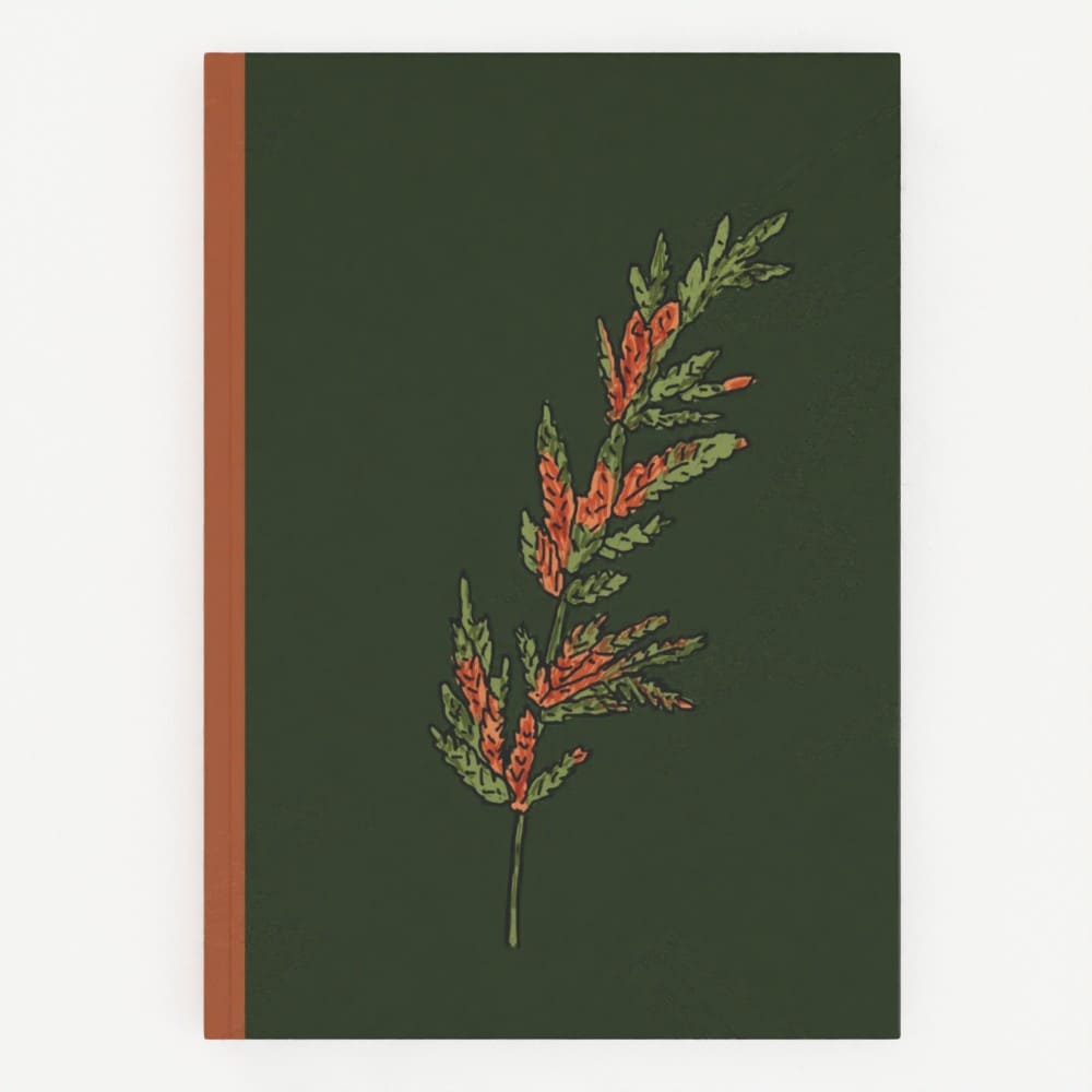 Carnet relié personnalisé et écoresponsable.