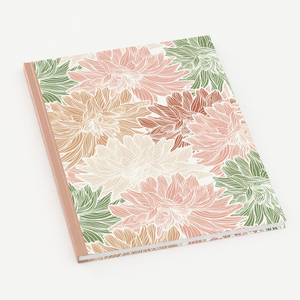 Carnet relié personnalisé et écoresponsable.