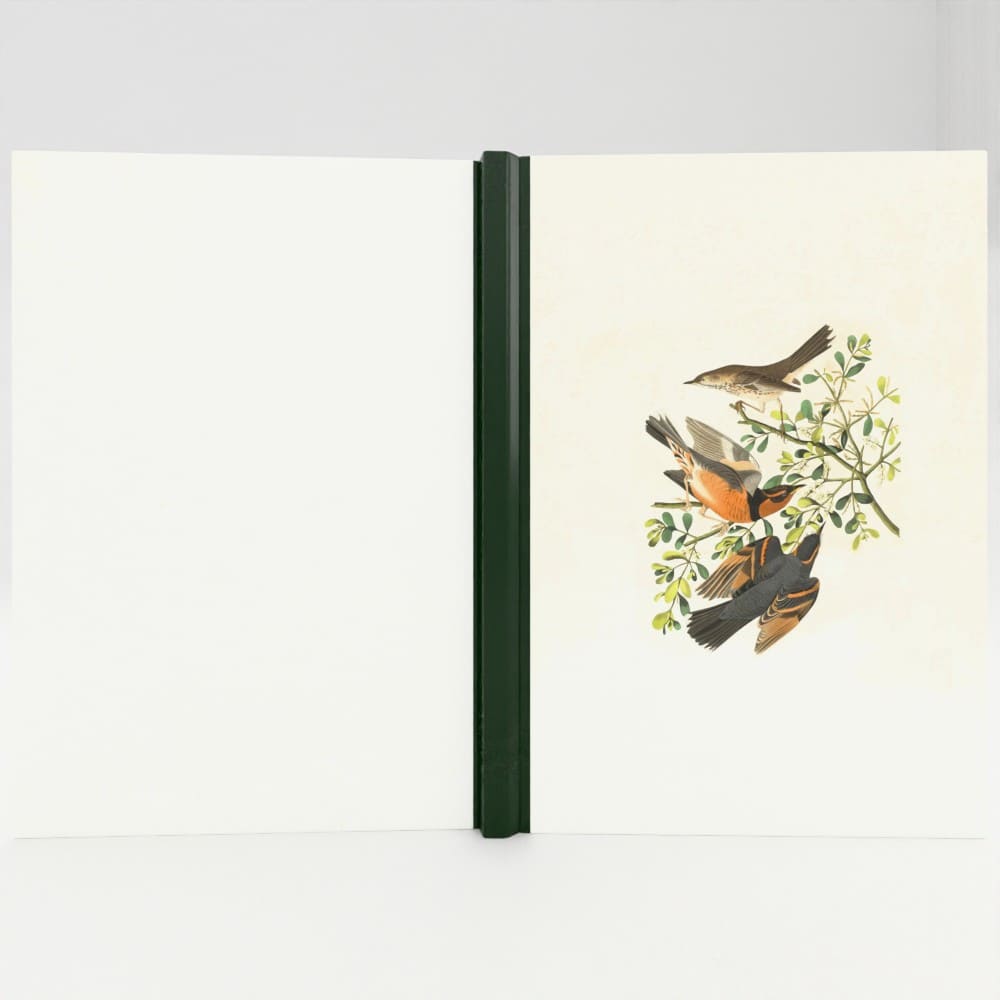 Carnet relié personnalisé et écoresponsable.