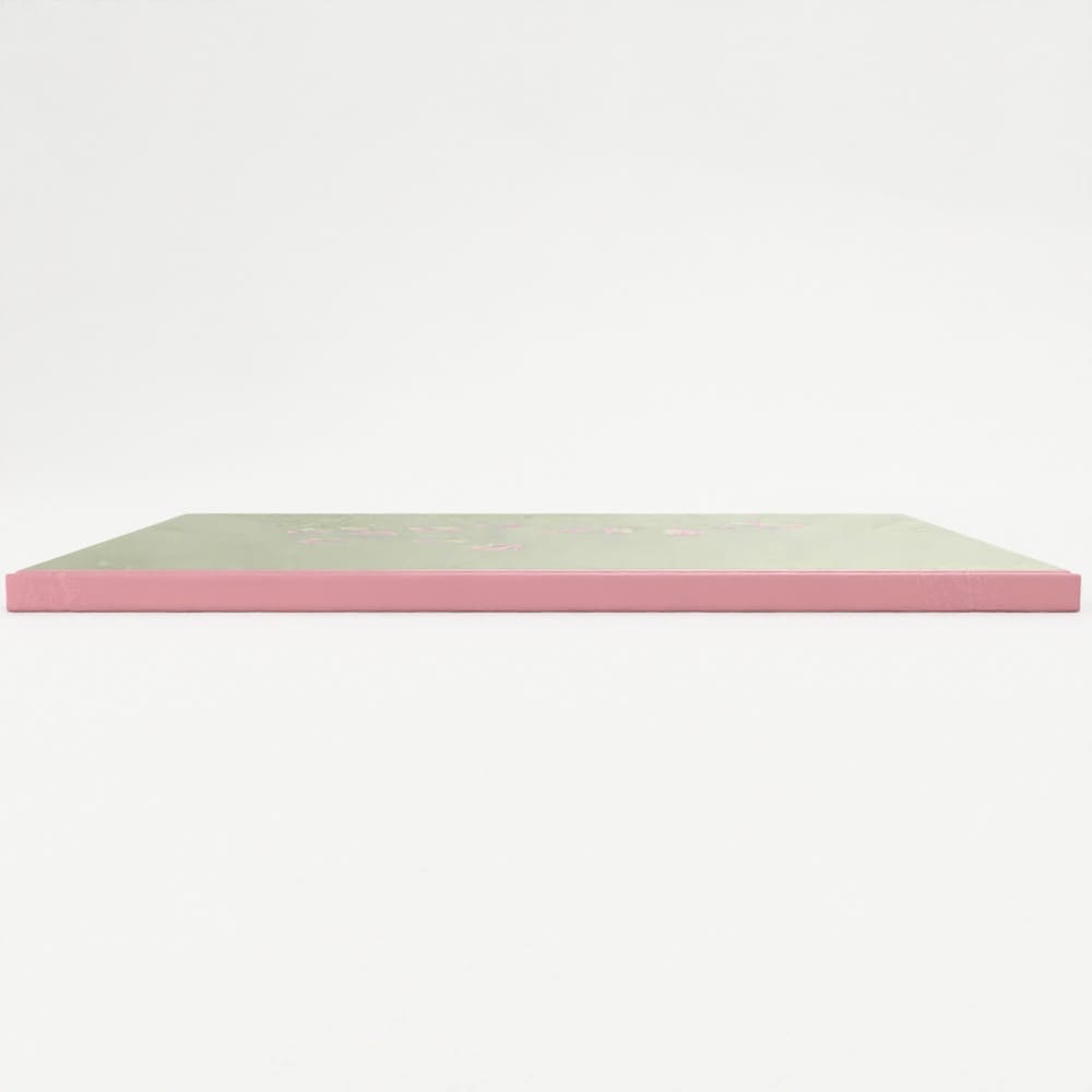 Carnet relié personnalisé et écoresponsable.