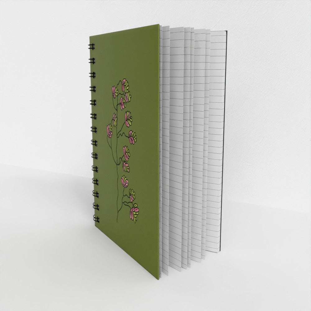 Carnet à spirales personnalisé et écoresponsable