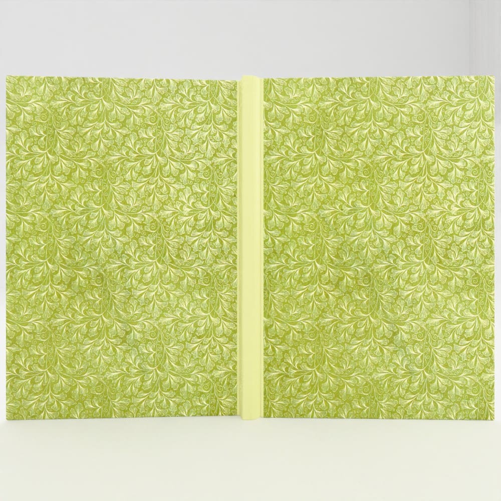 Carnet relié personnalisé et écoresponsable.